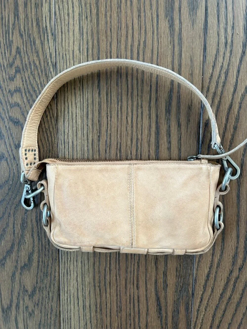Free People Lillie Leather Shoulder Bag - COLOR NOT YET AVAILABLE - Picture 3 of 7